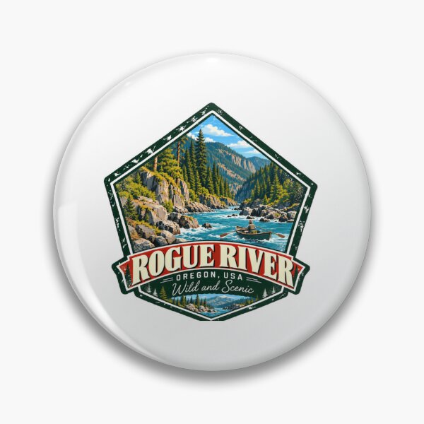 Item preview, Rogue River Oregon USA Wild And Scenic Adventure Travel Souvenir designed and sold by JonesFlora2025.
