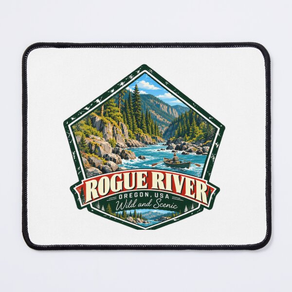 Item preview, Rogue River Oregon USA Wild And Scenic Adventure Travel Souvenir designed and sold by JonesFlora2025.