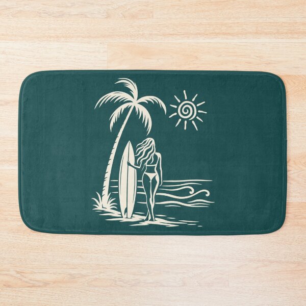 Item preview, Retro Surfer Girl - Vintage Beach designed and sold by JonelCrafts.