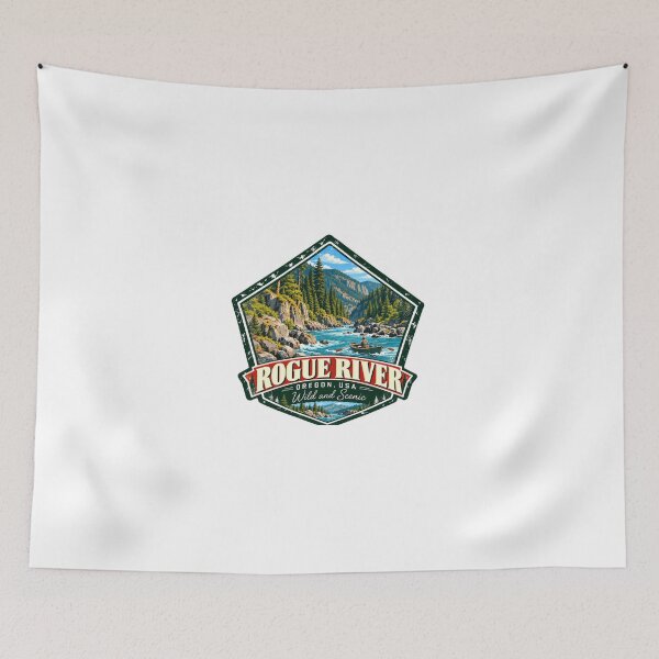 Item preview, Rogue River Oregon USA Wild And Scenic Adventure Travel Souvenir designed and sold by JonesFlora2025.