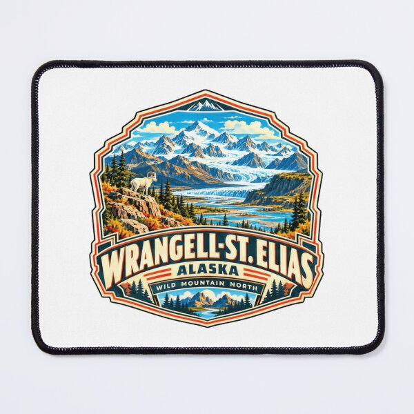 Item preview, Wrangell-St. Elias Alaska Wild Mountain North National Park Explorer Travel designed and sold by NeedForParks.