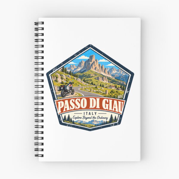 Item preview, Passo Di Giau Italy Explore Beyond The Ordinary Motorcycle Adventure Dolomite Traveler designed and sold by NightGlyph.