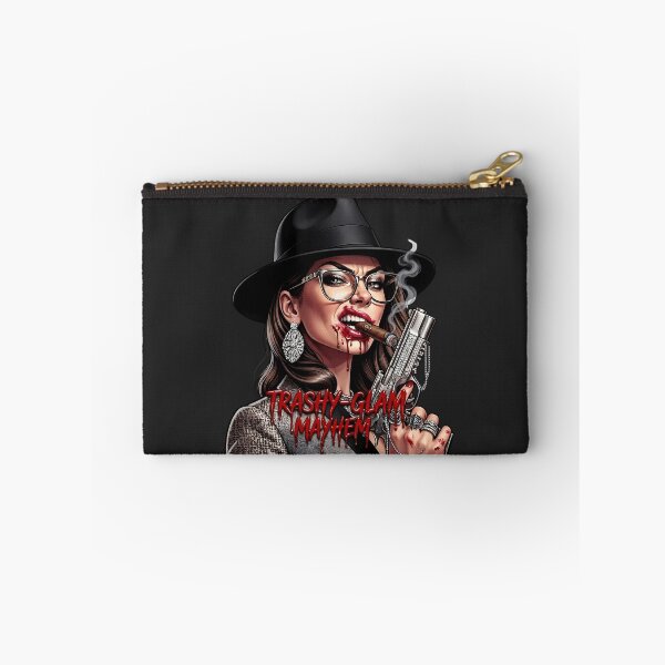 Item preview, Mafia Woman Gun Cigar Blood Halloween designed and sold by Voodoo Store Paranormal Collections.