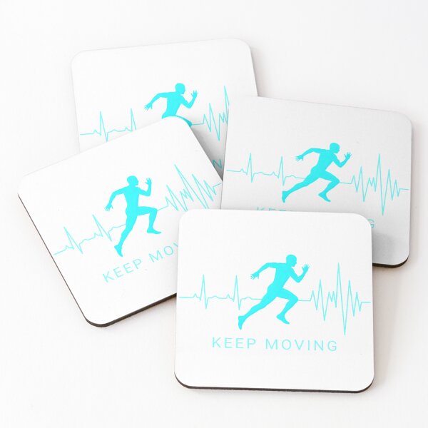 Artikelvorschau, In Bewegung bleiben – Fitnessmotivation für Läufer mit Herzschlag entworfen und verkauft von YOUNG DREAM STORE.