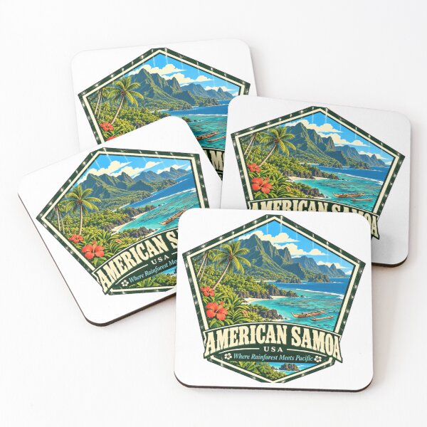 Item preview, American Samoa USA Where Rainforest Meets Pacific Travel Vacation Island designed and sold by Simsimah26Parks.