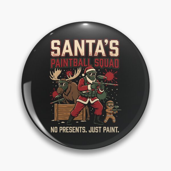 Item preview, Santa's Paintball Squad Funny Christmas Paintball designed and sold by SplashTastic.
