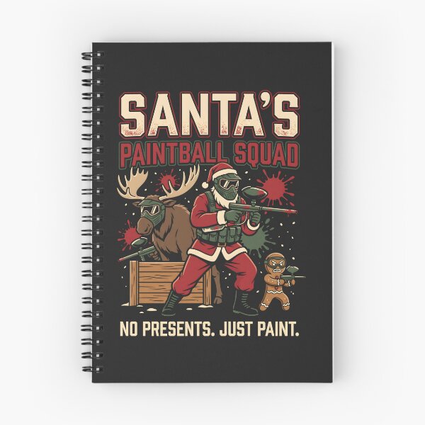 Item preview, Santa's Paintball Squad Funny Christmas Paintball designed and sold by SplashTastic.