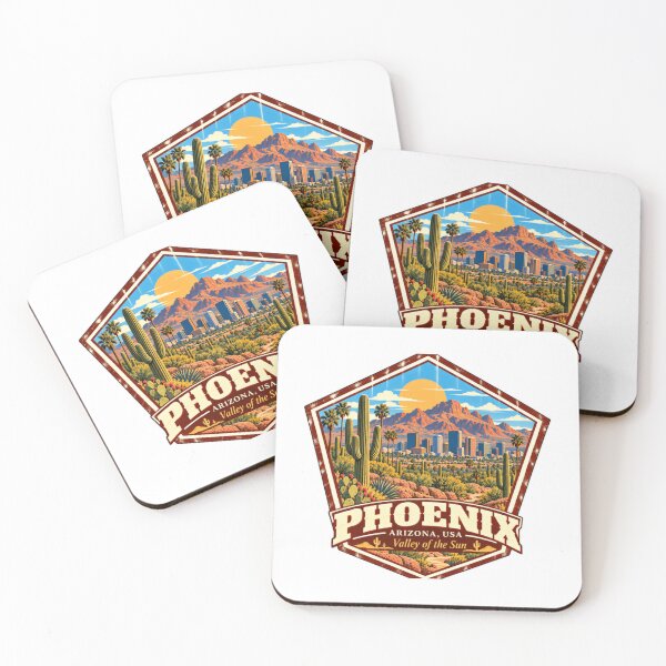 Item preview, Phoenix Arizona USA Valley Of The Sun Travel Souvenir City designed and sold by RetroMini2026.