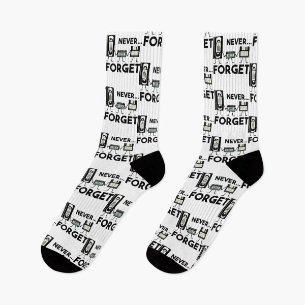 Item preview, Never Forget Cassette Tape Floppy Disc designed and sold by ppyrona.