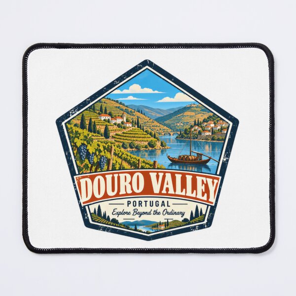 Item preview, Douro Valley Portugal Explore Beyond The Ordinary Travel Souvenir designed and sold by NightGlyph.