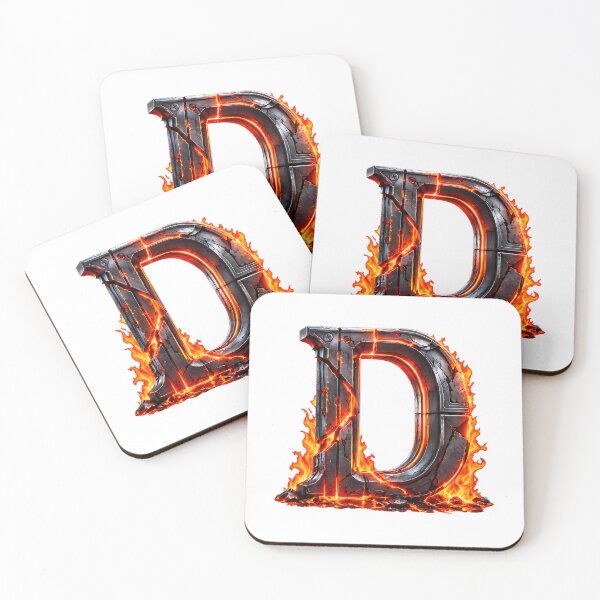 Item preview, Forged In Fire  Letter D designed and sold by dyonallyhea.