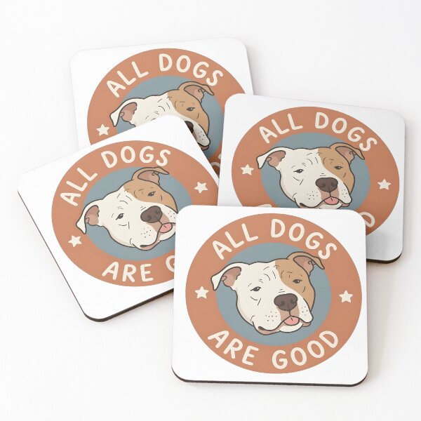 Item preview, Pitbull Face All Dogs Are Good - Dog Lover Gift designed and sold by LuloCreative.