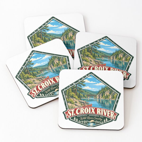 Item preview, St. Croix River Wild River Country Minnesota Wisconsin Outdoor Travel Explorer designed and sold by NightGlyph.