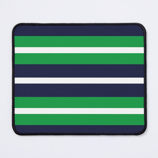 Item preview, Stripes in Kelly Green Navy Blue White designed and sold by Delinda Graphic Studio.