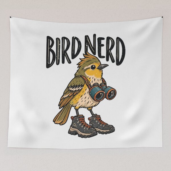 Item preview, Bird Nerd Funny Birdwatching Lover Binoculars Hiking designed and sold by Arezaali.