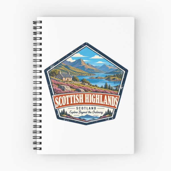 Item preview, Scottish Highlands Scotland Explore Beyond The Ordinary Travel Vacation Souvenir Explorer designed and sold by NightGlyph.
