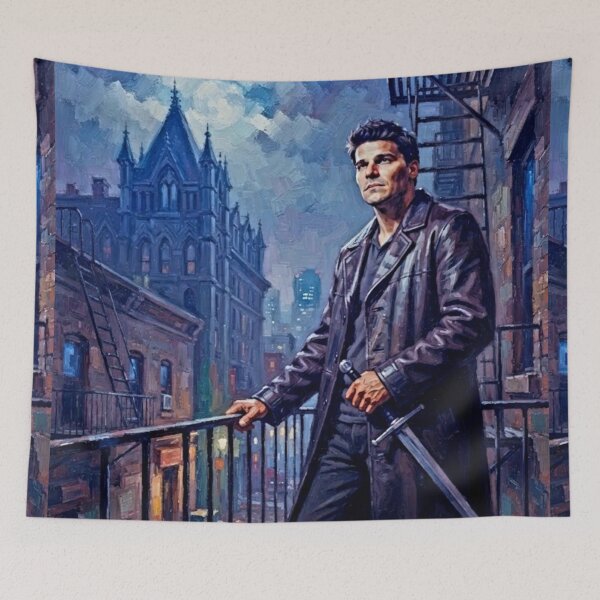 Item preview, Angel Supernatural Drama Fine Art Tribute designed and sold by Art's Diner.