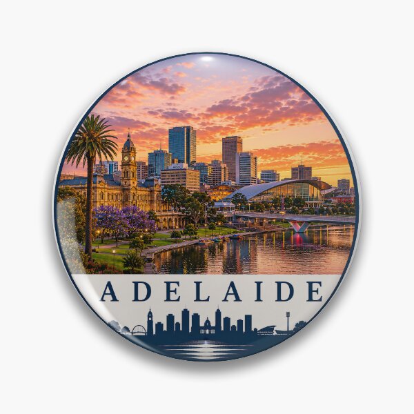 Item preview, Adelaide Oval Riverside Sunset Travel t-shirt designed and sold by Beyond Destinations.
