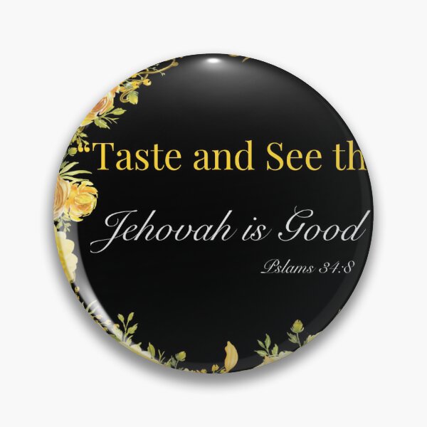 Item preview, Taste and see -yellow florals designed and sold by JWGiftsofMercy.