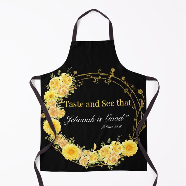 Item preview, Taste and see -yellow florals designed and sold by JWGiftsofMercy.
