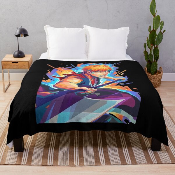 Aperçu de l'œuvre Ichigo Kurosaki Pop Art créée et vendue par Kindcorner.