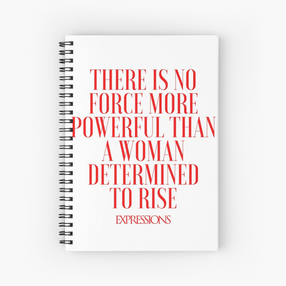Powerful Woman Spiral Notebook