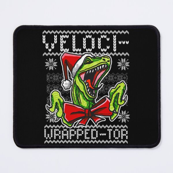 Item preview, Funny Velociraptor Dinosaur Themed Ugly Christmas Sweater T-Shirt designed and sold by ximisse.