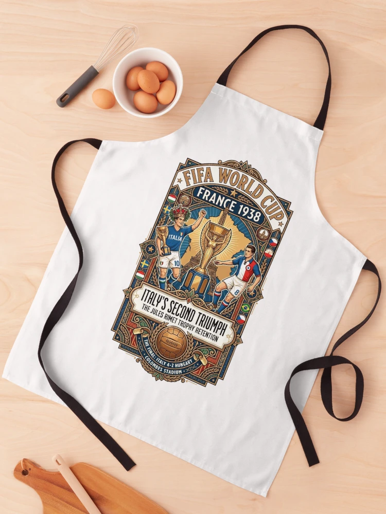Thumbnail 1 of 6, Apron, Retro Football designed and sold by Remy490.