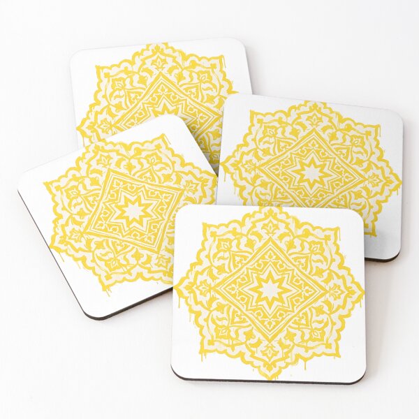 Item preview, Yellow Persian Medallion Art designed and sold by Yellow Zone.