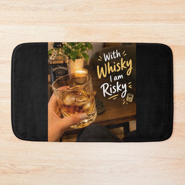 Item preview, With Whisky I Am Risky – For Whiskey Lover  designed and sold by Brain-on-Break.