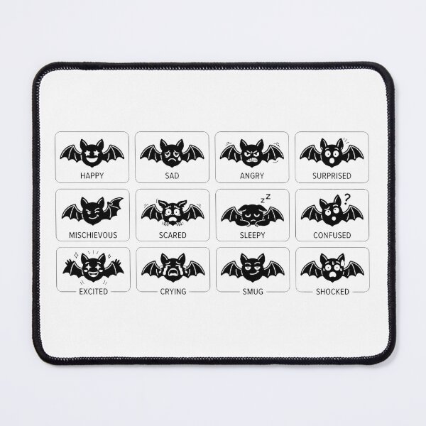 Item preview, Cute Bat Emotions Sticker Sheet – 12 Funny & Expressive Bat Faces – Halloween, Kawaii, Gothic, Mood Tracker designed and sold by FestivityFinds.