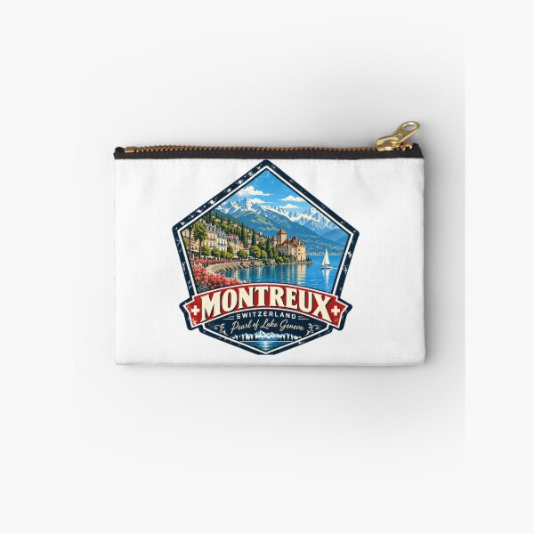 Item preview, Montreux Switzerland Pearl Of Lake Geneva Swiss Travel Tourist Vacation designed and sold by NightGlyph.