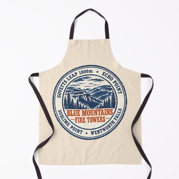 Item preview, Blue Mountains Fire Towers Badge Vintage Stamp NSW designed and sold by Yellowriversss.