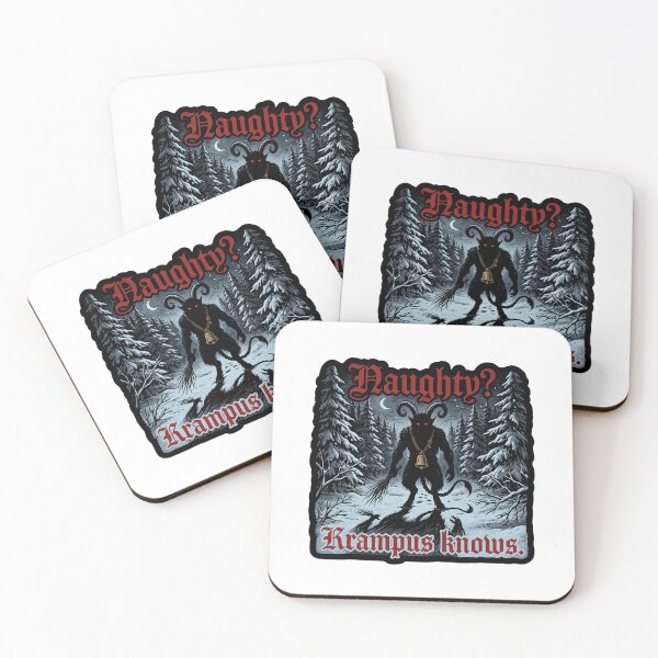 Item preview, Krampus Knows — Dark Folk Horror Christmas designed and sold by TheCalmEdit.