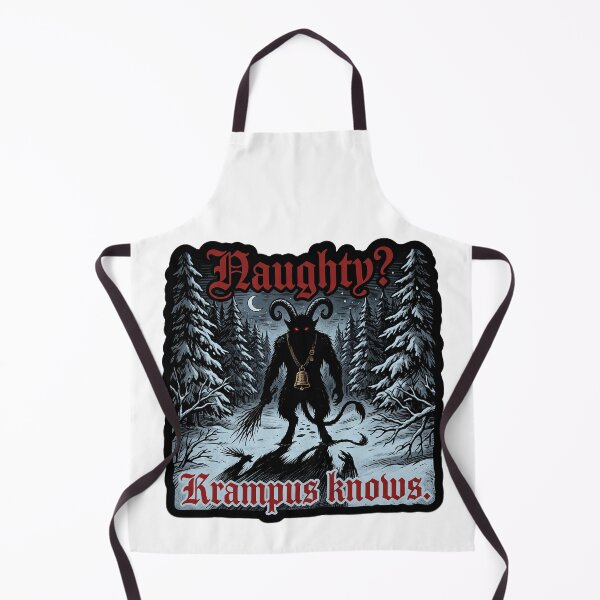 Item preview, Krampus Knows — Dark Folk Horror Christmas designed and sold by TheCalmEdit.