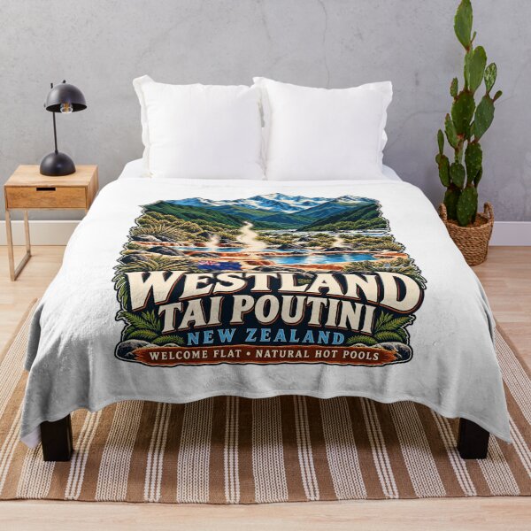 Item preview, Westland Tai Poutini Welcome Flat designed and sold by EvergreenPark - Tee Studio.