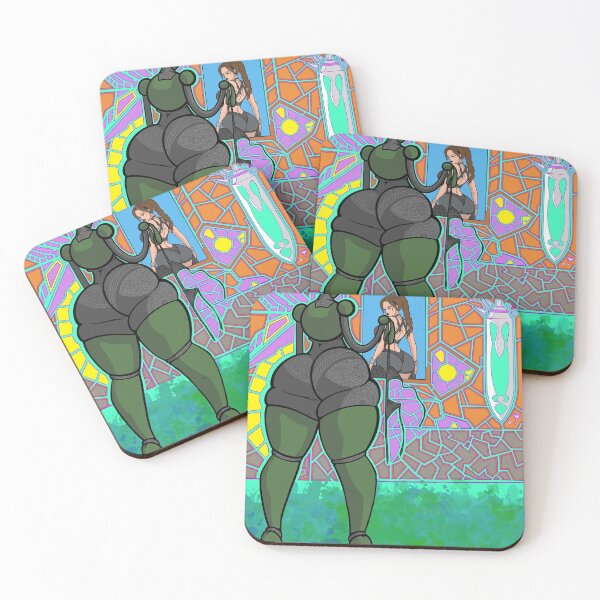 Item preview, Royal Alien Queen Stained Glass Cybercore Pop Art designed and sold by Gmelmlhalo.