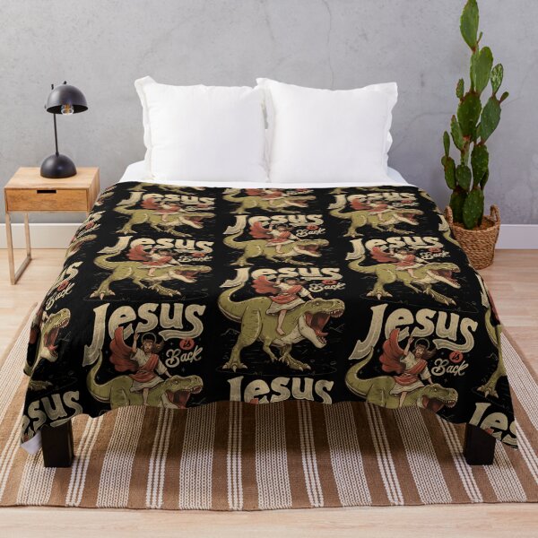 Item preview, Jesus Is Back - Sarcasm Funny Dinosaur Christ Religion Gift designed and sold by ximisse.