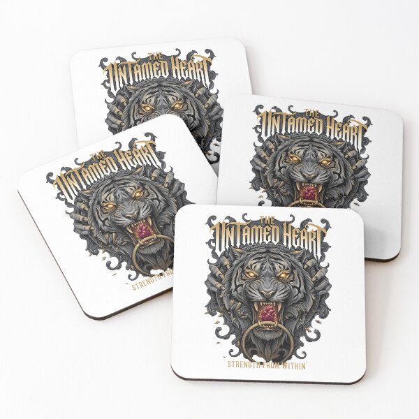 Item preview, The Untamed Heart – Dark Gothic Lion Strength From Within designed and sold by YOUNG DREAM STORE.