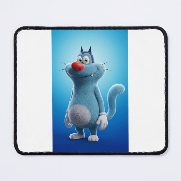 Item preview, Funny Blue Cat Cartoon Sticker – Cute 3D Furry Character designed and sold by Sukuun.