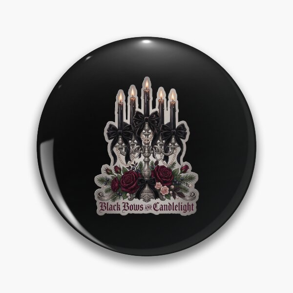 Item preview, Gothic Christmas Candles — Black Bows Coquette designed and sold by TheCalmEdit.