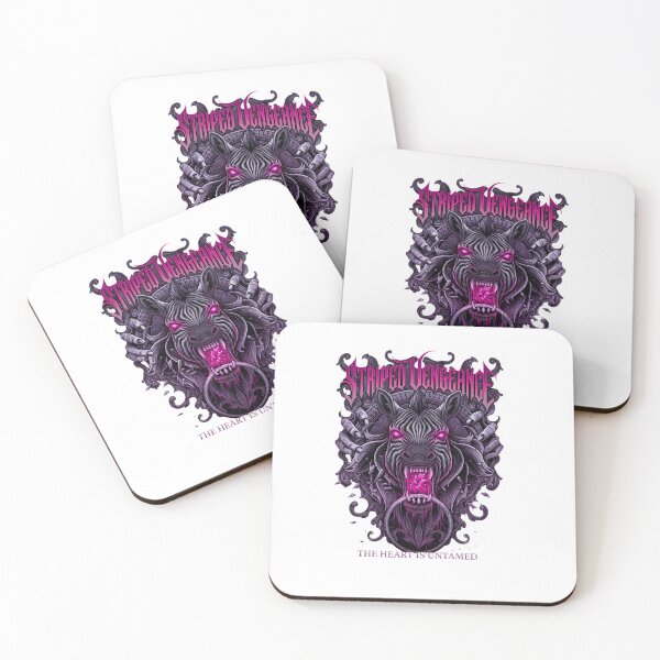 Item preview, Striped Vengeance – Dark Gothic Zebra Art, The Heart Is Untamed designed and sold by YOUNG DREAM STORE.