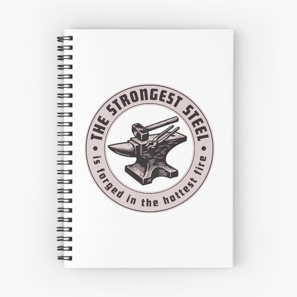 Item preview, The Strongest Steel Is Forged In The Hottest Fire Motivational Anvil designed and sold by dyonallyhea.