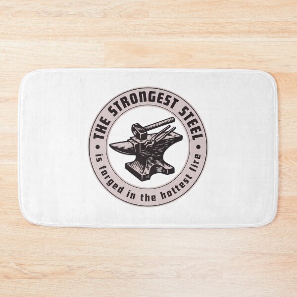 Item preview, The Strongest Steel Is Forged In The Hottest Fire Motivational Anvil designed and sold by dyonallyhea.
