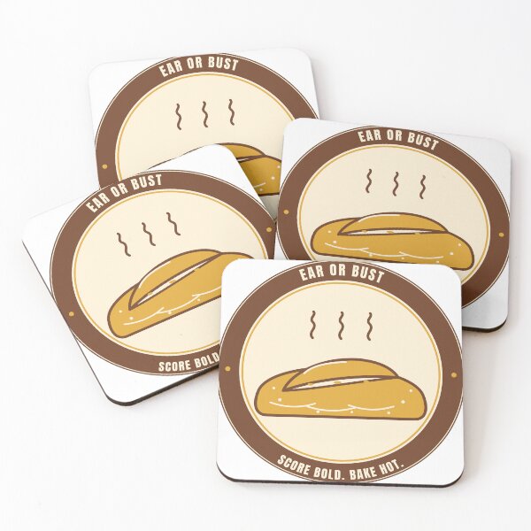 Item preview, Ear or Bust Sourdough Baker Badge | Funny Bread Scoring Humor designed and sold by Mega-Shopping.