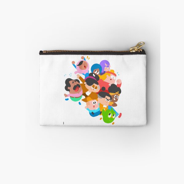 Item preview, Cute Diverse Cartoon Friends Crowd - Funny Learning Community Mascot Sticker designed and sold by haroona-bbey.