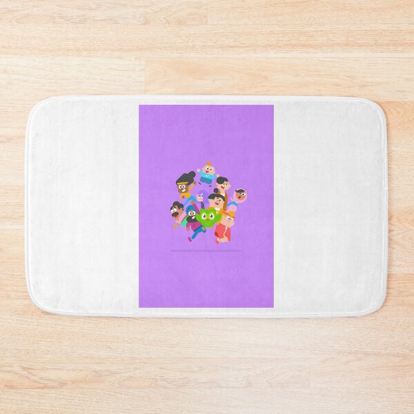 Item preview, Cute Diverse Cartoon Friends Pile - Funny Learning Mascot Pastel Team Sticker designed and sold by haroona-bbey.