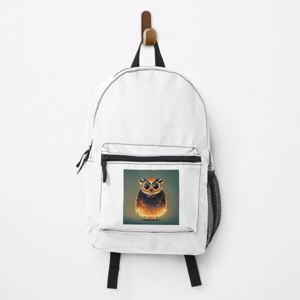 Item preview, Cute Owl With Flames designed and sold by haroona-bbey.