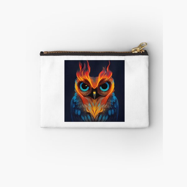 Item preview, Cute Owl With Flames  designed and sold by haroona-bbey.