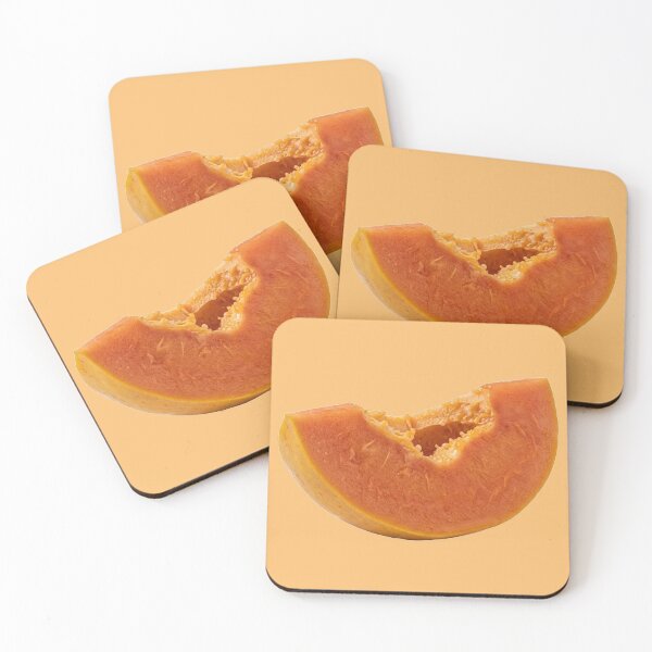 Item preview, Fresh Papaya Slice Illustration - Tropical Fruit Graphic Art designed and sold by PetalsPaws.